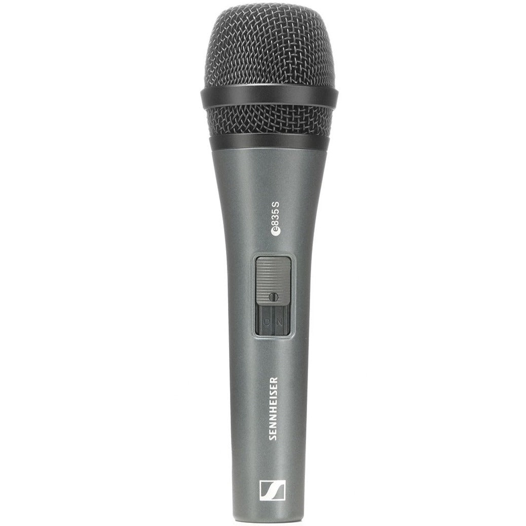 Sennheiser E835-S Dynamic Cardioid Handheld Microphone w/ Switch-Easy Music Center