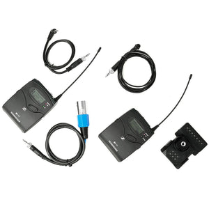 Sennheiser EW-112P-G4-A1 Portable Broadcast Wireless Lavalier Microphone System, ME 2-II Lav Mic, Omnidirectional, Condenser-Easy Music Center