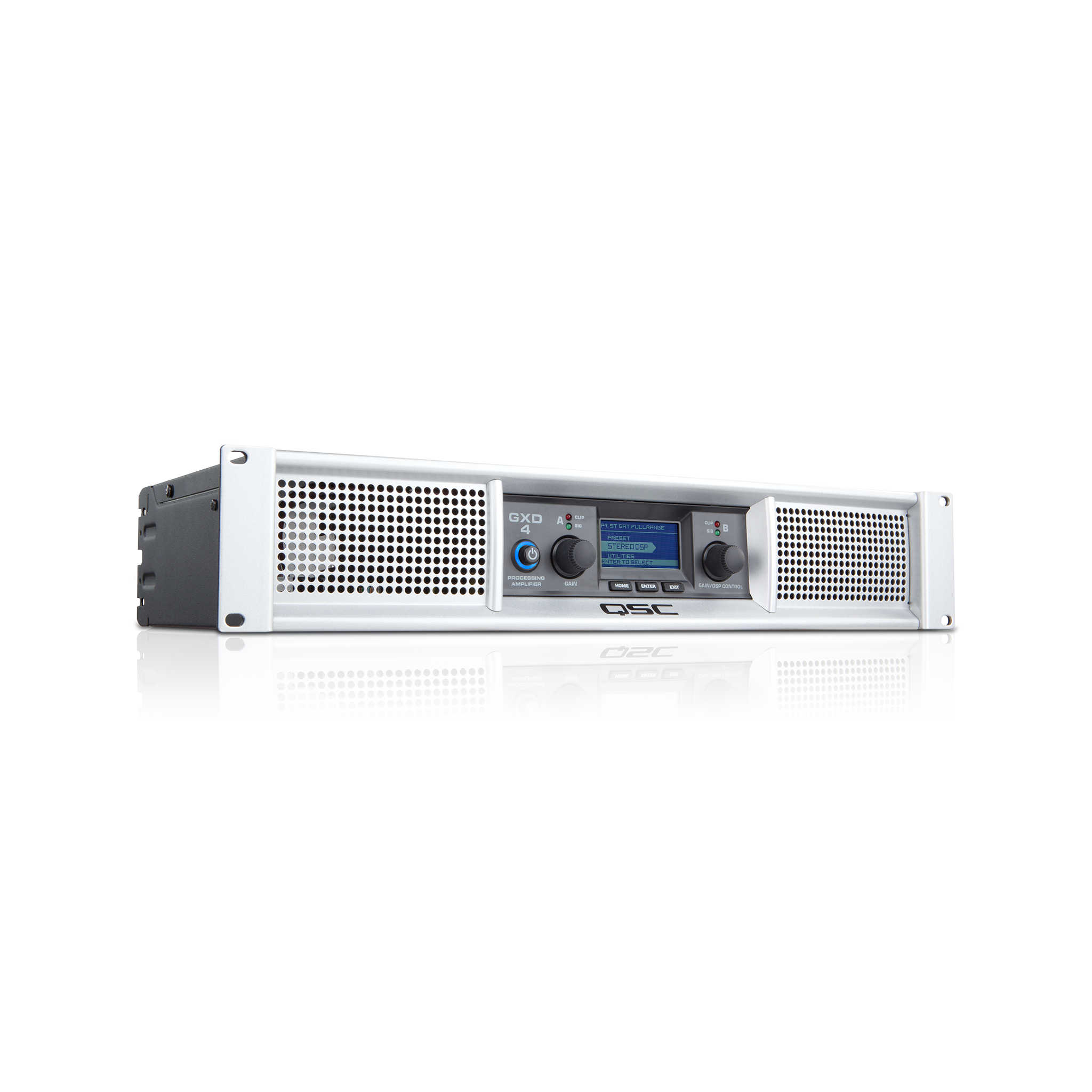 QSC GXD4 2-Channel Power Amplifier – 600 Watts @ 8 Ohms