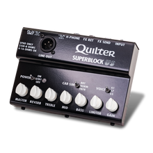 Load image into Gallery viewer, Quilter SUPERBLOCK-US 25w Pedal Amp w/ US Amp Voicing, Cab Sim, Effects Loop, XLR Out-Easy Music Center
