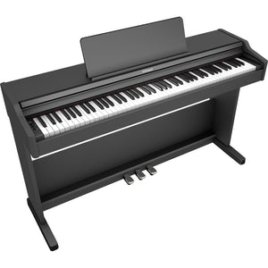 Roland RP-107-BK 88-Key Digital Piano w/ Stand, Bench, and 3-pedals, Black-Easy Music Center