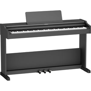 Roland RP-107-BK 88-Key Digital Piano w/ Stand, Bench, and 3-pedals, Black-Easy Music Center