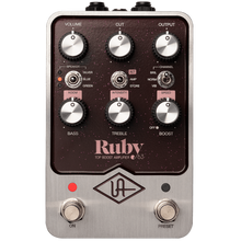Load image into Gallery viewer, Universal Audio GPM-RUBY Ruby &#39;63 Top Boost Amplifier Modeling Pedal-Easy Music Center
