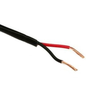 Pro Co CM-16/2.K Installation Speaker Cable, per foot - 2 Cond. 16 AWG Stranded Bare Copper, PVC Insulated Unshielded, Black-Easy Music Center