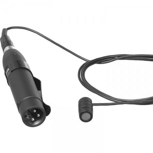 Shure MX184 Wired Lavalier Microphone w/ XLR Preamp, Supercardiod, Condenser-Easy Music Center
