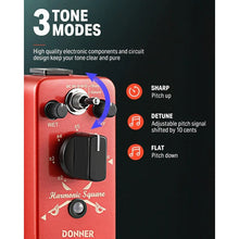 Load image into Gallery viewer, Donner EC966 Harmonic Square Octave Pedal-Easy Music Center
