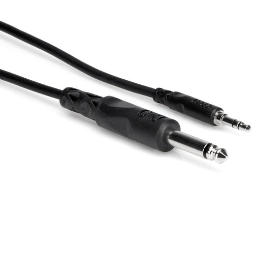 Hosa CMP-105 Mono Interconnect 1/4 in TS to 3.5mm TRS 5 ft-Easy Music Center