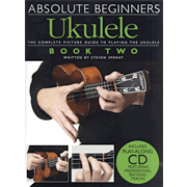 Hal Leonard HL14000936 Absolute Beginners - Ukulele Book 2 with CD-Easy Music Center