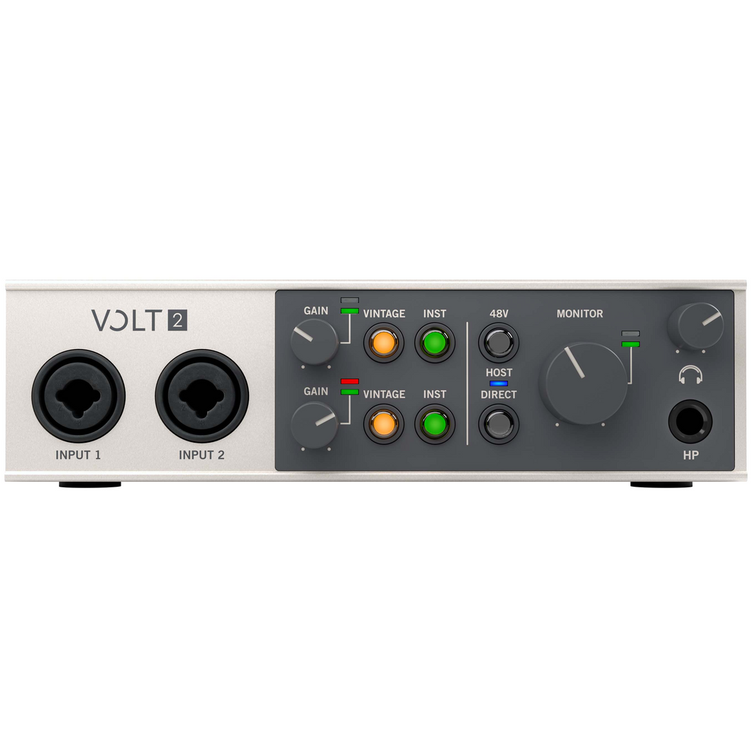 Universal Audio VOLT2 2-in/2-out USB 2.0 Audio Interface-Easy Music Center