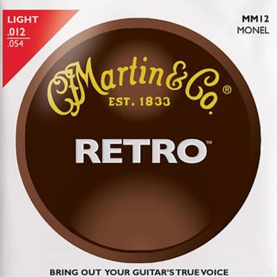Martin MM12 Retro Light Guitar Strings - Monel-Easy Music Center