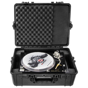 Odyssey VU1200 Vulcan Series Case for Single Turntable - Fits 1200 Style Turntables, PLX-Easy Music Center