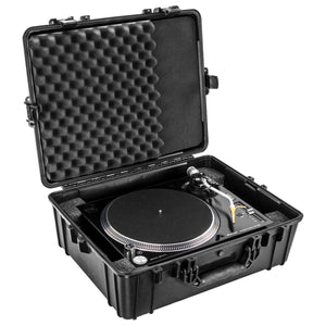 Odyssey VU1200 Vulcan Series Case for Single Turntable - Fits 1200 Style Turntables, PLX-Easy Music Center