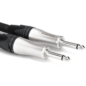 Hosa SKJ-250 Edge Speaker Cable Neutrik 1/4 in TS to Same 50 ft-Easy Music Center