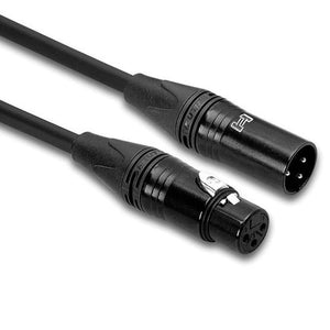 Hosa CMK-005AU Edge Microphone Cable, Neutrik XLR3F to XLR3M, 5 ft-Easy Music Center