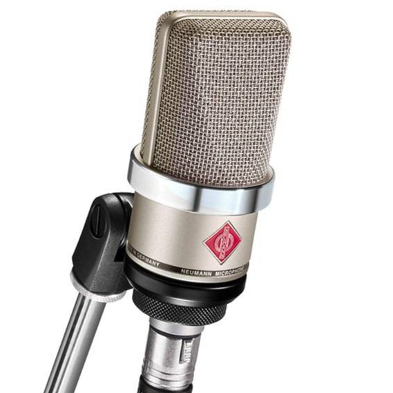 Neumann TLM102 Studio Condenser Microphone, Nickel-Easy Music Center