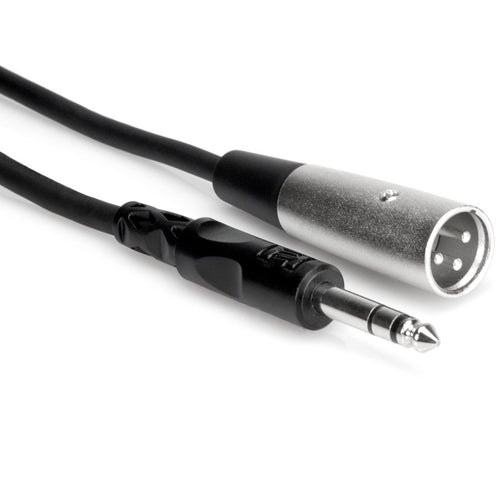 Hosa STX-105M Balanced Interconnect 1/4 in TRS to XLR3M 5 ft-Easy Music Center