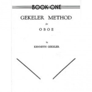 Alfred EL00081 Gekeler Method for Oboe Book 1-Easy Music Center