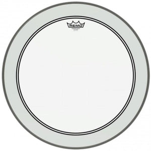 Remo P3-1320-C2 20" Powerstroke 3 Drumhead Clear, 2-1/2" Impact Patch-Easy Music Center