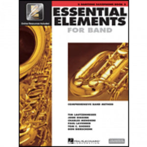 Hal Leonard HL00862596 Essential Elements Book 2 with EEI - Bari Saxophone-Easy Music Center