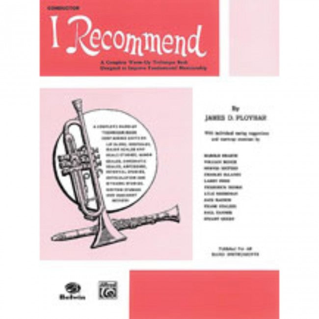 Alfred EL02583 I Recommend - Cornet-Trumpet-Easy Music Center