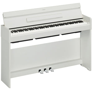 Yamaha YDPS35WH 88-key Arius Slim Design Digital Piano, GHS Action, White Walnut-Easy Music Center