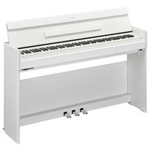 Load image into Gallery viewer, Yamaha YDPS55WH 88-key Arius Slim Design Digital Piano, GH3 Hammer Action, White Walnut-Easy Music Center
