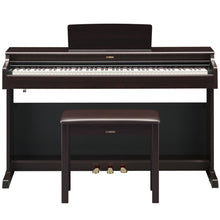 Load image into Gallery viewer, Yamaha YDP165R 88-key Arius Digital Piano w/ Bench, GH3 Hammer Action, Dark Rosewood-Easy Music Center
