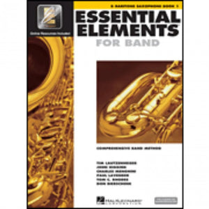 Hal Leonard HL00862574 Essential Elements Book1 with EEI - Bari Saxophone-Easy Music Center